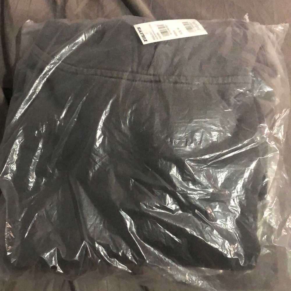 Medium grey hoodie in original packaging with tags